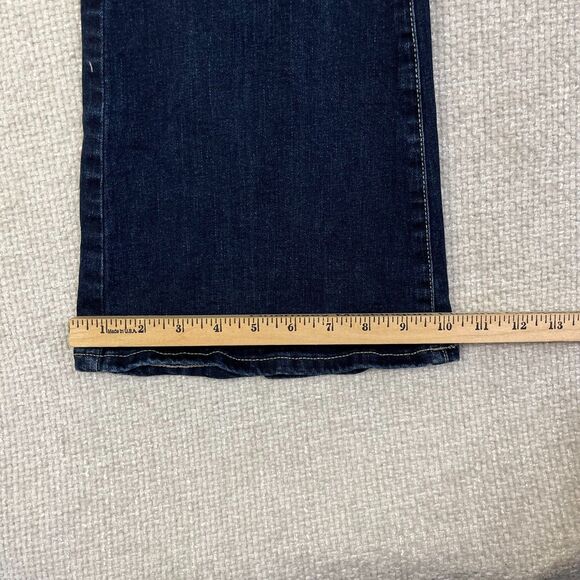 Lucky Brand Jeans Stevie High Rise Flare Women's Size 10 / 30 Stretch Blue Denim - Picture 11 of 12